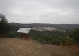 Vom Aussichtspunkt Entredicho hat man einen schönen Blick auf das Städtchen Villanueva de Tapia.