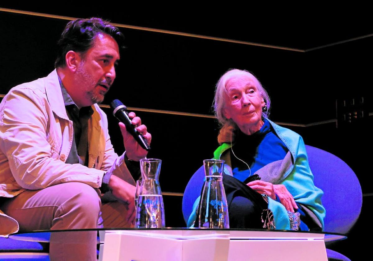 Jane Goodhall schürt in Málaga die Hoffnung auf eine positive Zukunft