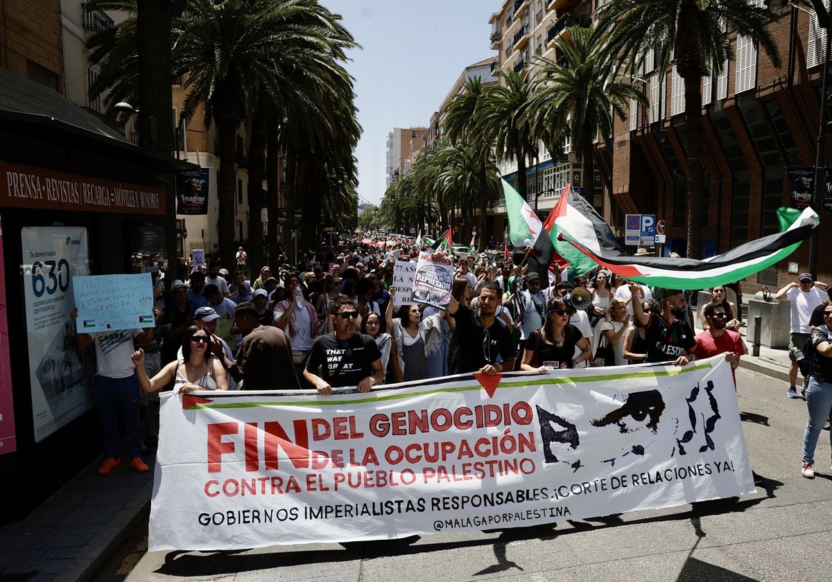 500 Menschen demonstrieren in Málaga gegen den «Völkermord in Palästina»