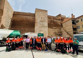Bürgermeister und Stadträte bei der Präsentation des Aktionsplans.