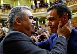 Santos Cerdán mit Pedro Sánchez