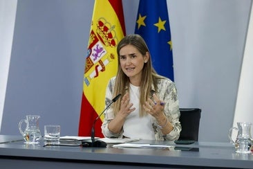 Spaniens Vizeregierungschefin und Umweltministerin Sara Aagesen.