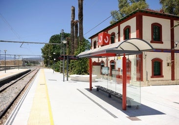 Bahnhof Aljaima an der Linie Guadalhorce C2.