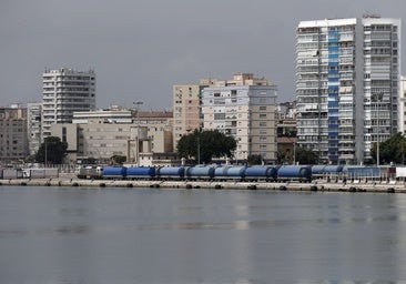 Der Hafen von Málaga.
