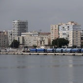 Der Hafen von Málaga.