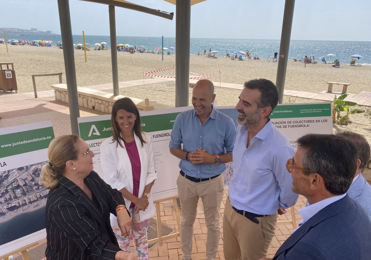 Die Bürgermeisterin von Fuengirola und der Stadtrat besuchten das Gebiet.