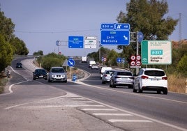 Von dieser Stelle aus soll die zweispurige Schnellstraße um 4,2 Kilometer nach Norden verlängert werden.
