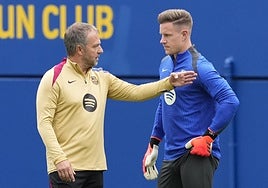 Trainer Flick und der FC Barcelona setzen aller Voraussicht nach nicht mehr auf ter Stegen.