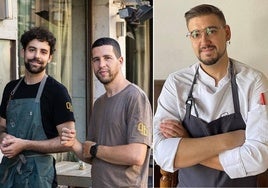 Cristian Fernández, Pablo Zamudio und Víctor Hierrezuelo.