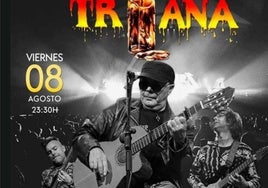 Das Konzert der Rock-Band Triana ist der Höhepunkt des Festes.