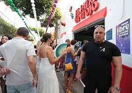 Aldo Ramón vor der Caseta.