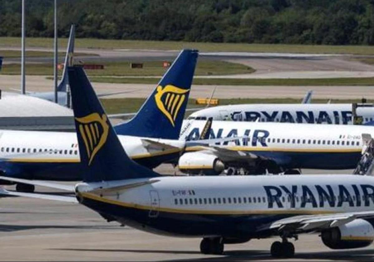 Ryanair-Flugzeuge.