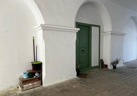 Haus, in dem das Verbrechen begangen worden sein soll.