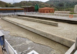 Die am Kläranlage Peñón del Cuervo.