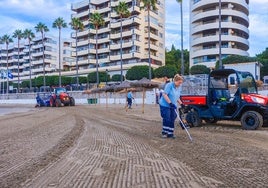 Der Strandwartungsdienst wird das ganze Jahr über tätig sein.