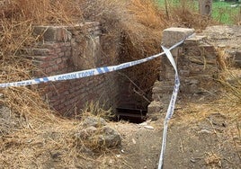 Der Brunnen, in dem David Ruiz Hierrezuelo letzten August starb.