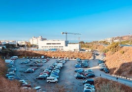 Grundstück auf dem das neue Parkhaus in Nerja geplant ist.