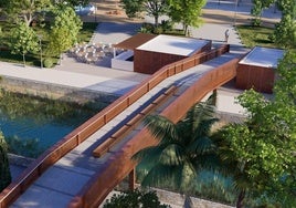 Computergrafik des künfigen Parks.