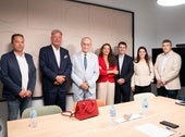 Vorstellung des Unternehmens in Anwesenheit von Málagas Bürgermeister De la Torre.