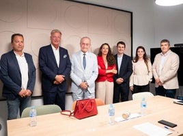 Vorstellung des Unternehmens in Anwesenheit von Málaga Bürgermeister De la Torre.