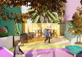 Grafik des zukünftigen Parks für Kinder mit Neurodivergenz in Almuñécar.