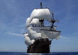 Segelschiff Galeón Andalucía kann im Yachthafen von Benalmádena besichtigt werden