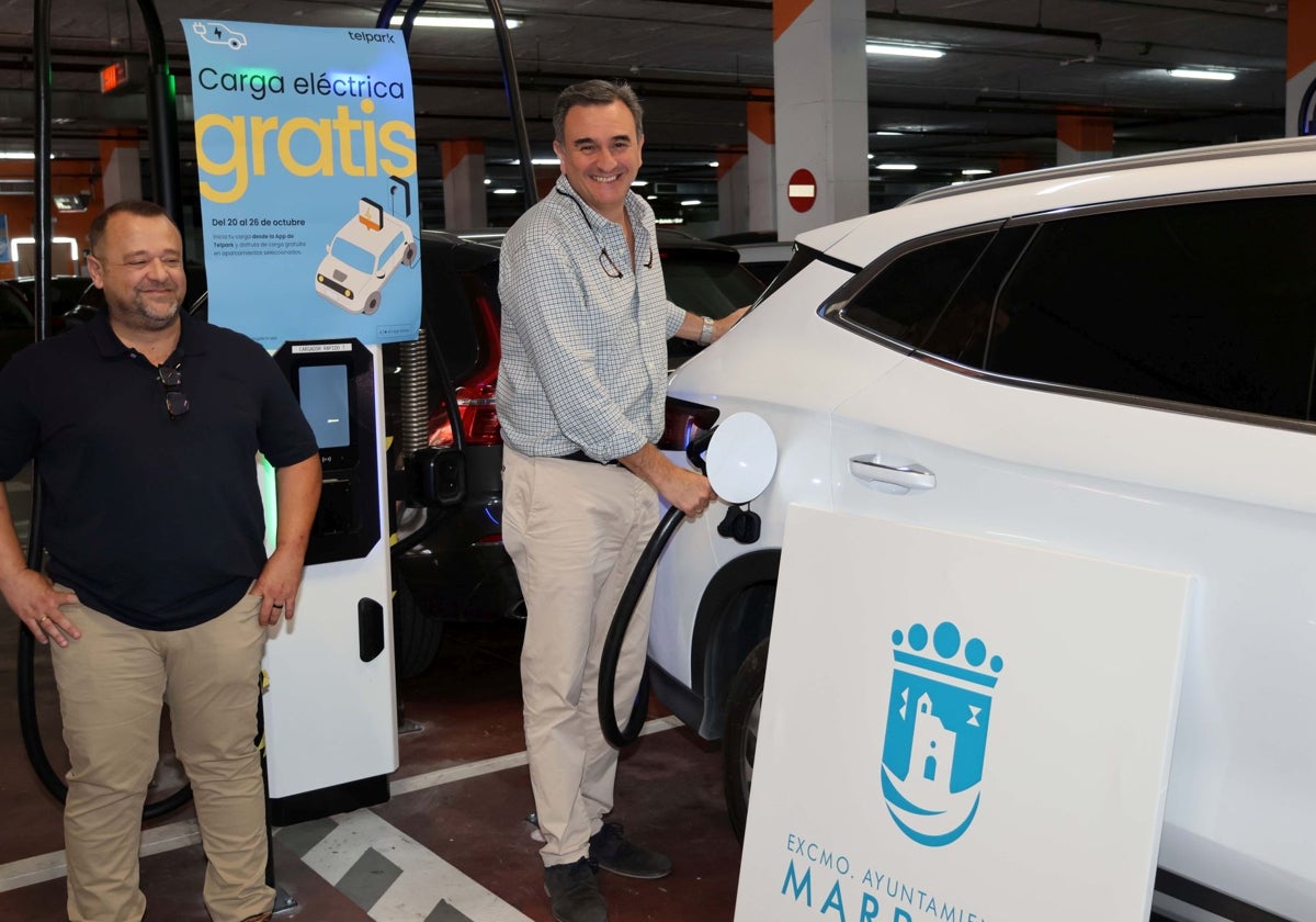 Elektroautos können in Marbella bis Sonntag kostenlos aufladen werden