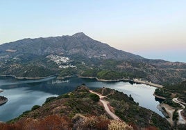 Stausee La Concepción.