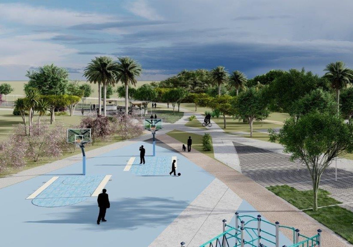 Stadt Málaga erteilt Bauauftrag für großen Park im Bezirk Teatinos