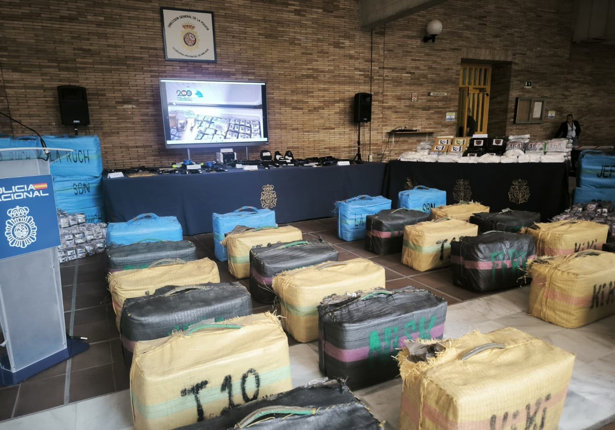 Nationalpolizei hebt Drogenbanden in mehreren Orten der Provinz Málaga aus