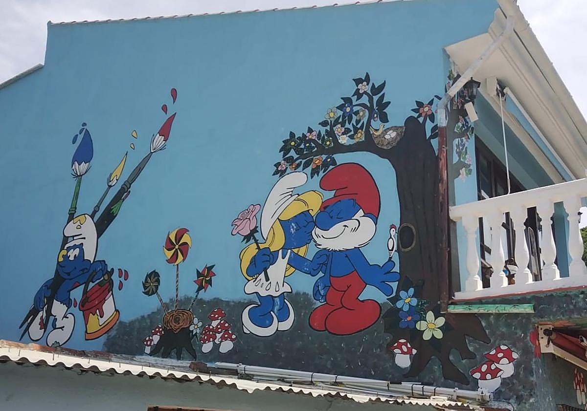 Imagen principal - Júzcar – das blaue Schlumpfdorf Andalusiens