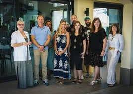 Eines der von Helena Hutter (links) geleiteten Treffen im Juni.