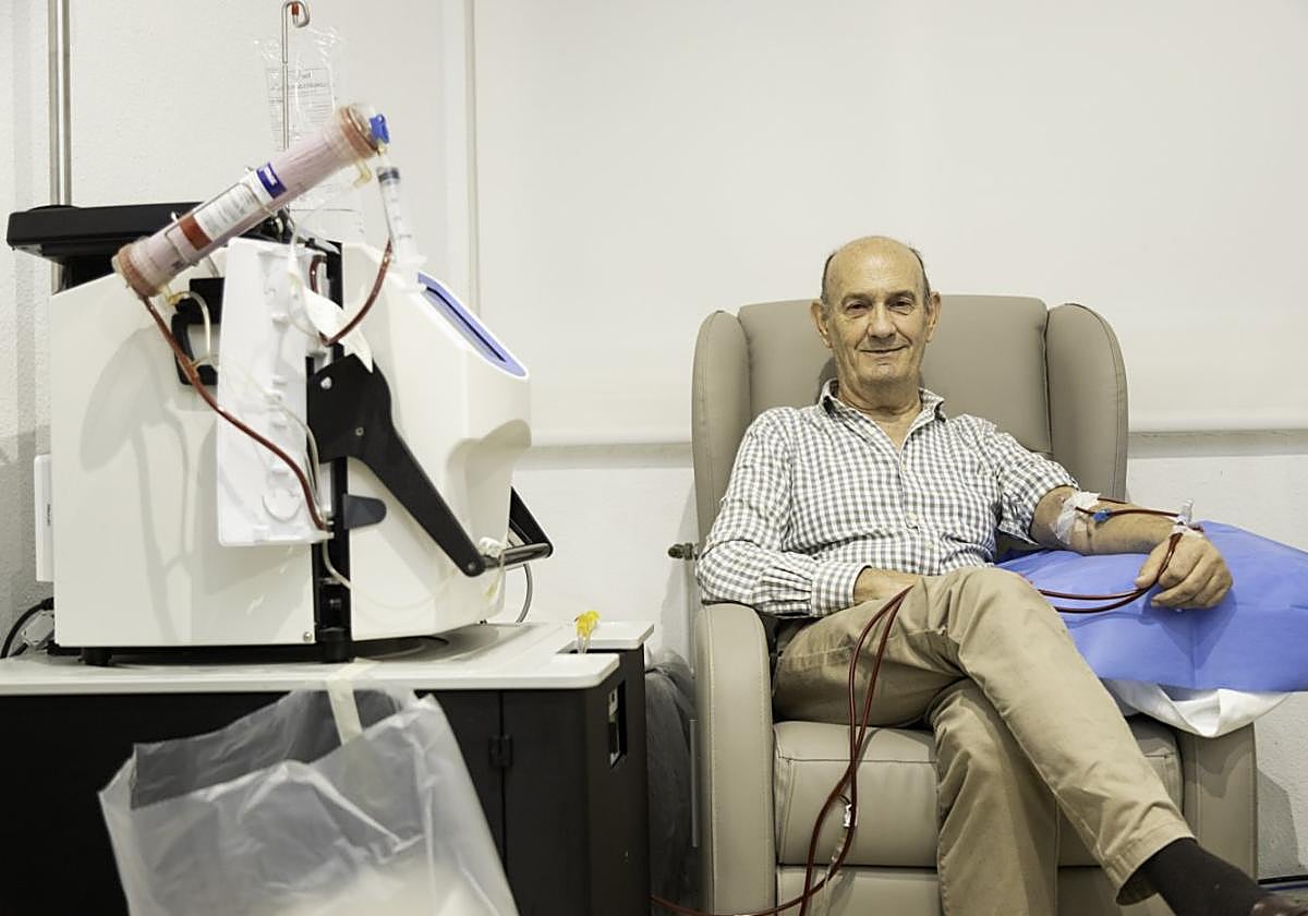 Dialysepatient in Badajoz.
