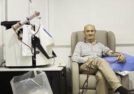 Dialysepatient in Badajoz.