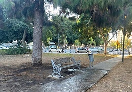 Schauplatz der Ereignisse in den Jardines de Picasso.