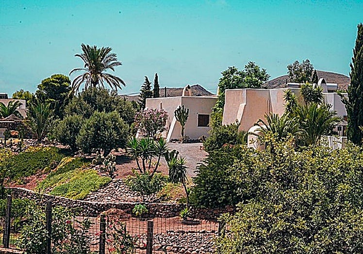 Typische Häuser in Rodalquilar.