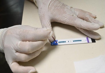 HIV kann mittlerweile mithilfe von Teststreifen nachgewiesen/ausgeschlossen werden.