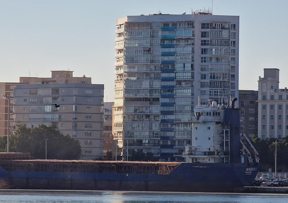 Das gerettete Schiff, heute im Hafen von Málaga