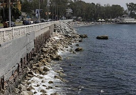 Hier wird gleich neben Baños del Carmen ein neuer Strand entstehen.