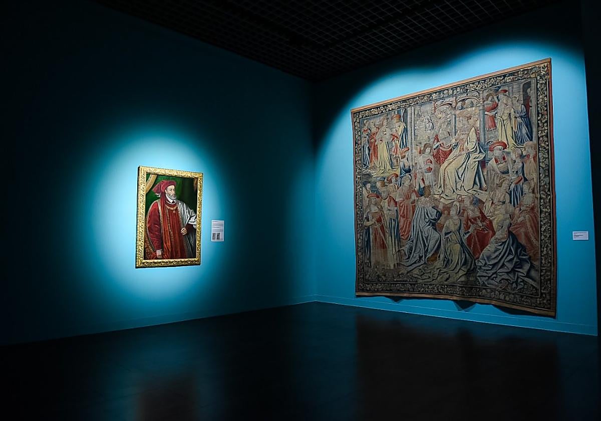 Ansicht eines der Säle der Ausstellung.