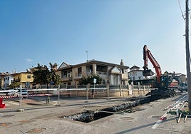 Arbeiten im Gebiet El Romeral.