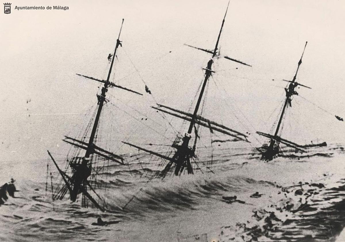 Der Untergang der Gneisenau.