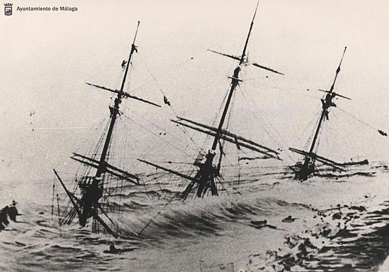 Der Untergang der Gneisenau.