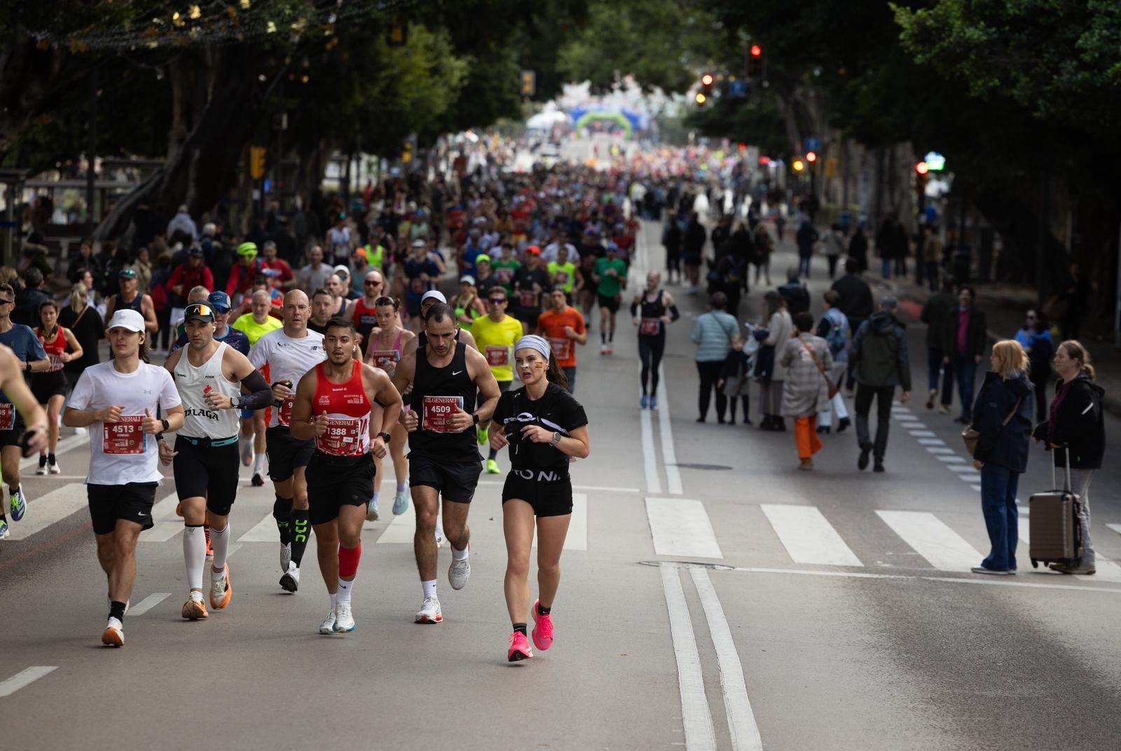 Fotogalerie des Marathons von Málaga