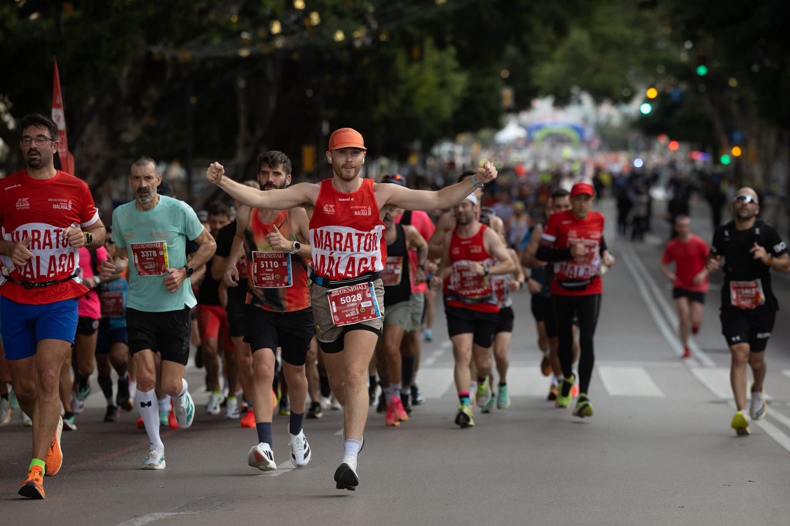 Fotogalerie des Marathons von Málaga