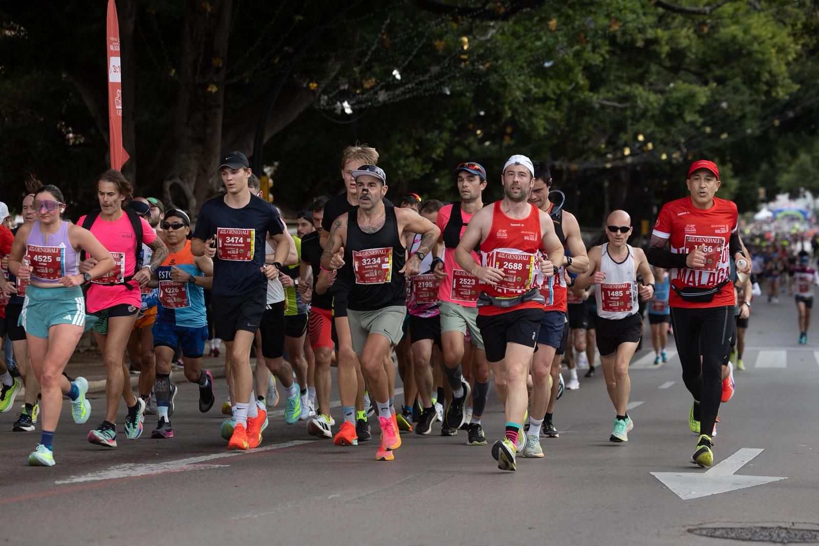 Fotogalerie des Marathons von Málaga