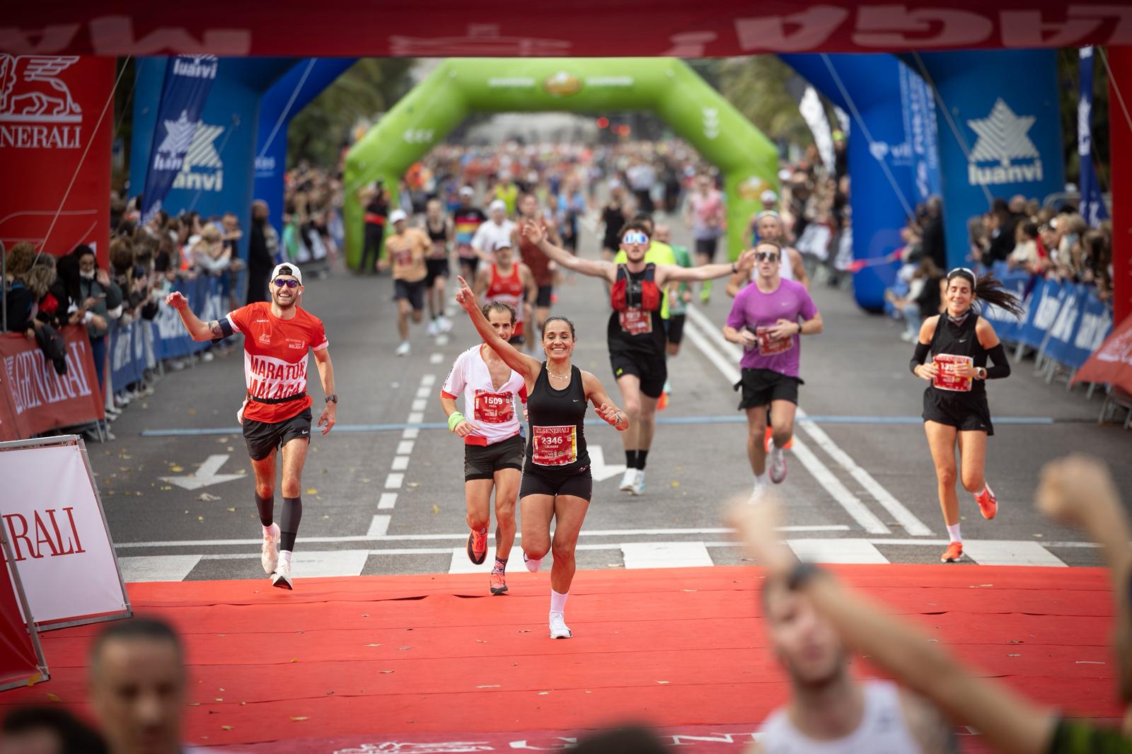 Fotogalerie des Marathons von Málaga