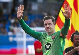 Comeback nach Monaten: Ter Stegen siegt mit Barça im Pokal