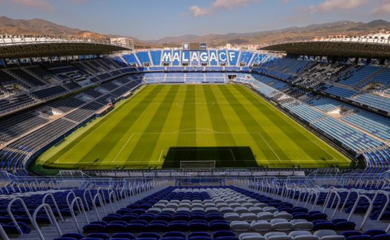 La Rosaleda, on top form, Málaga CF