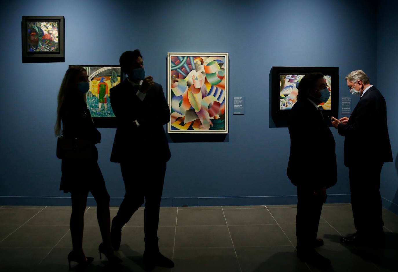 Avant-garde art at the Malaga Russian museum.